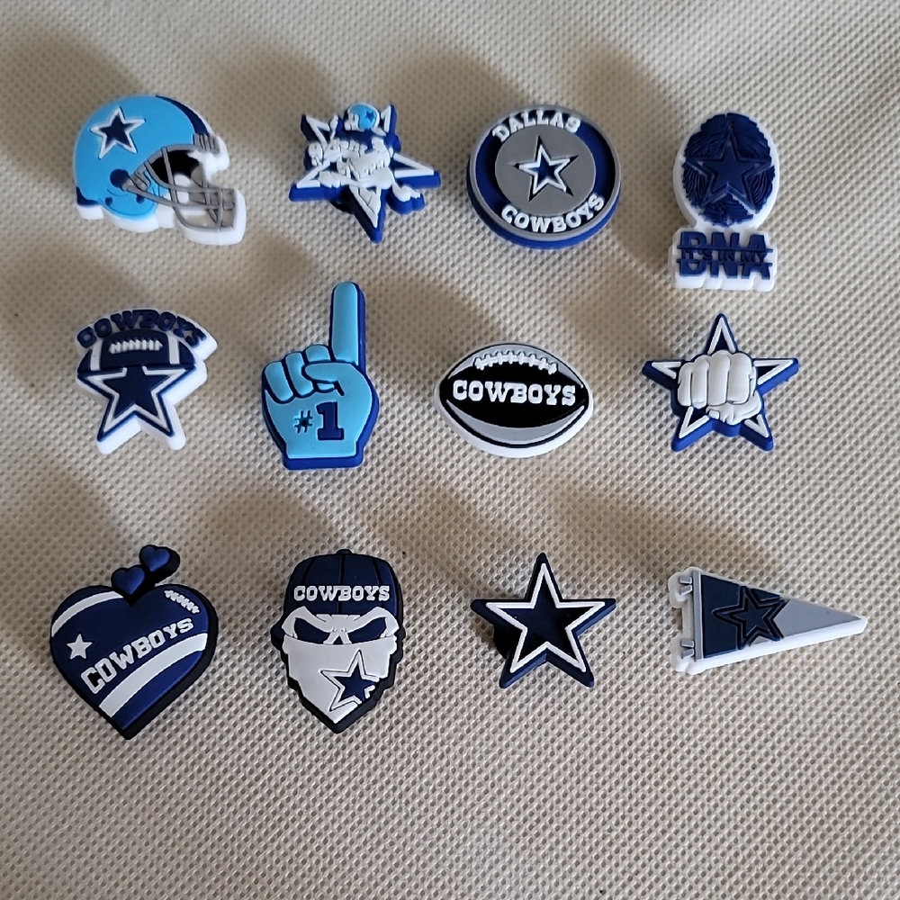 NFL Cowboys Shoe Croc Charms